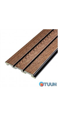 Decorative strip PS walnut 2900x120x12mm SW-00001739