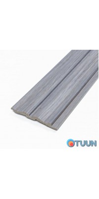 Decorative strip PS gray wood 2900x120x12mm SW-00002142-