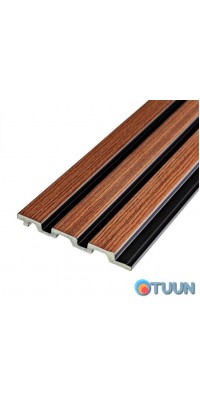 Decorative strip PS chestnut 2900x120x12mm SW-00001743