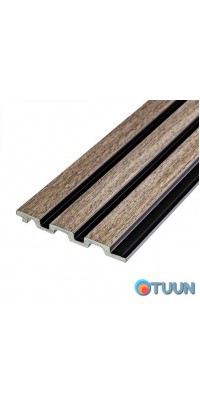 Decorative strip PS gray-brown 2900x120x12mm SW-00001744