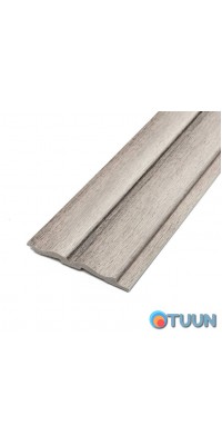 Decorative strip PS silver oak 2900x120x12mm SW-00002143-