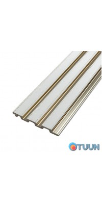 PS decorative strip for white leather with gold 2900x120x12mm SW-00002130