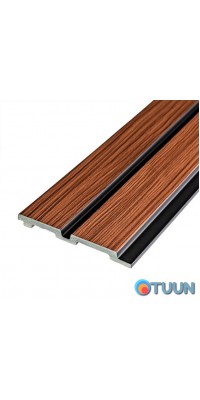 Decorative strip PS dark oak 2900x120x12mm SW-00001746
