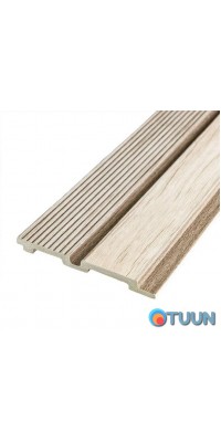 Decorative strip PS light wood 2900x120x12mm SW-00001750