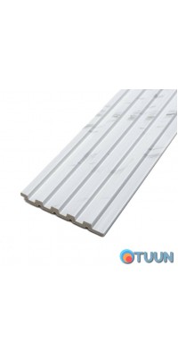 Decorative strip PS white marble 2900x120x12mm SW-00002134