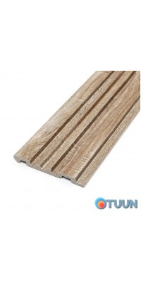 Decorative strip PS oak 2900x120x12mm SW-00002136