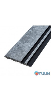 Decorative strip PS gray with silver inclusions 2900x116x12mm SW-00002139