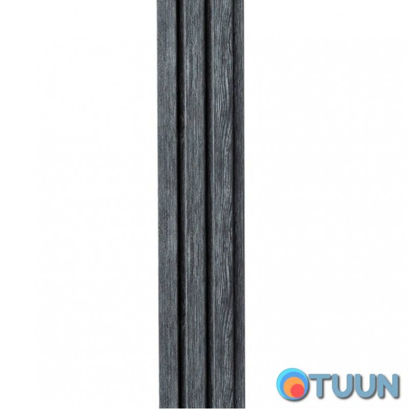 Decorative strip PS dark graphite 2900x120x12mm SW-00002128