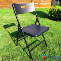 Складной стул 46*42,5*86см чёрный SW-00001611 Складной стул 46*42,5*86см чёрный SW-00001611