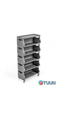 Universal five-tier storage rack 60*30*123cm SW-00002261