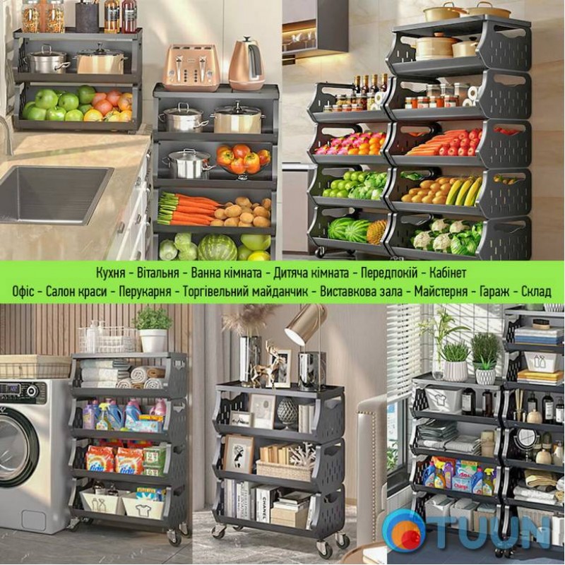 Universal five-tier storage rack 60*30*123cm SW-00002261