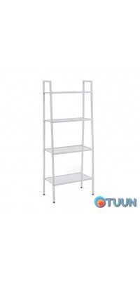 Four-tier metal shelving unit, white, 60*35*148cm, SW-00002104