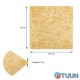 Decorative 3D panel self-adhesive brick Beige marble 700x770x3mm (062-3) SW-00000694