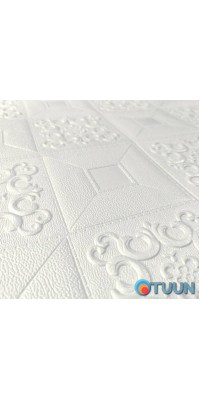 Self-adhesive decorative ceiling and wall 3D panel figures 700x700x3mm (114-3) SW-00000697