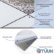 Self-adhesive vinyl tiles 600x600x1.5mm, price for 1 piece. (SVP-214) Matte SW-00000878