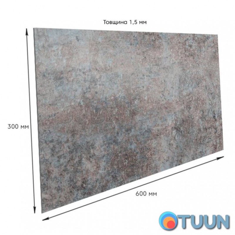 Self-adhesive vinyl tile 600x300x1.5mm, price per 1 piece (SVP-113) Gloss SW-00001308