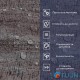 Self-adhesive vinyl tile 600x300x1.5mm, price per 1 piece (SVP-105) Gloss SW-00000494