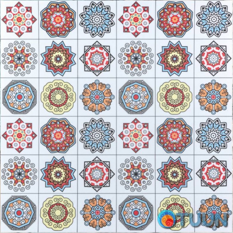 Self-adhesive vinyl tile 600x600x1.5mm, price per 1 piece (SVP-204) Matte SW-00000511