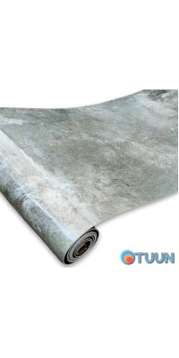 Self-adhesive vinyl tile in a roll gray marble 3000x600x2mm Gloss SW-00001286