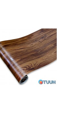 Self-adhesive vinyl tile in a roll chestnut 3000x600x2mm Mat SW-00001178