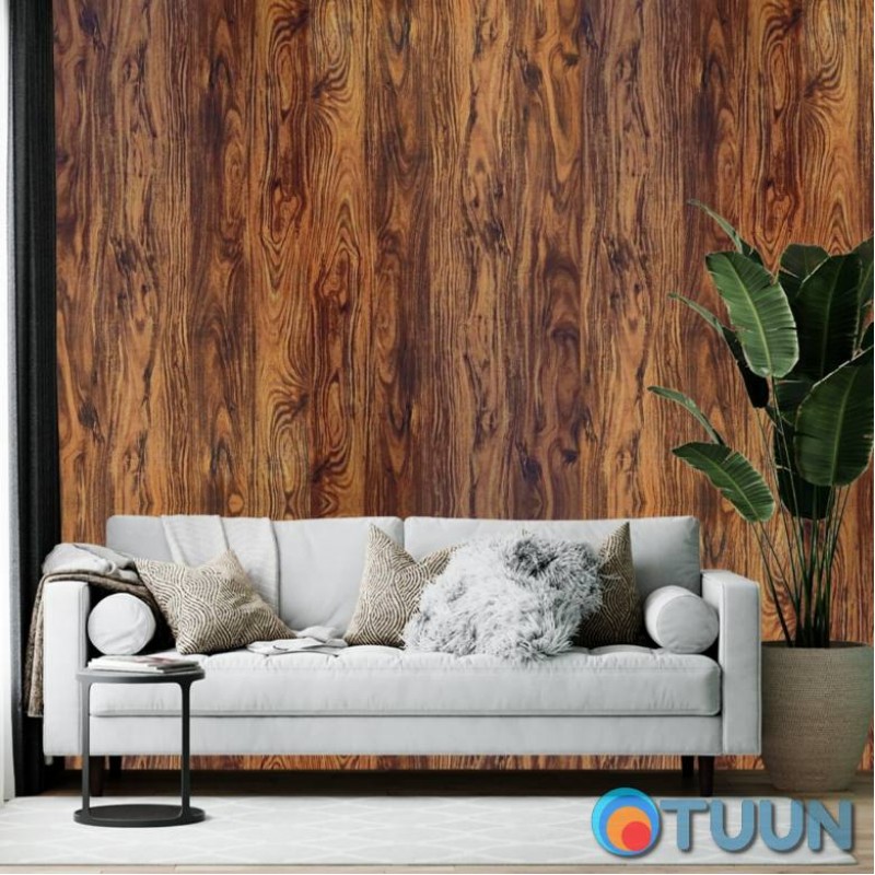 Self-adhesive vinyl tile in a roll chestnut 3000x600x2mm Mat SW-00001178