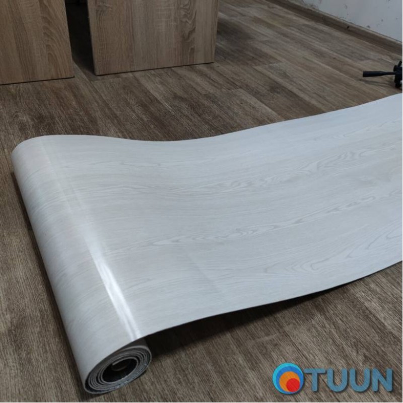 Self-adhesive vinyl tile in a roll milky 3000x600x2mm Mat SW-00001181