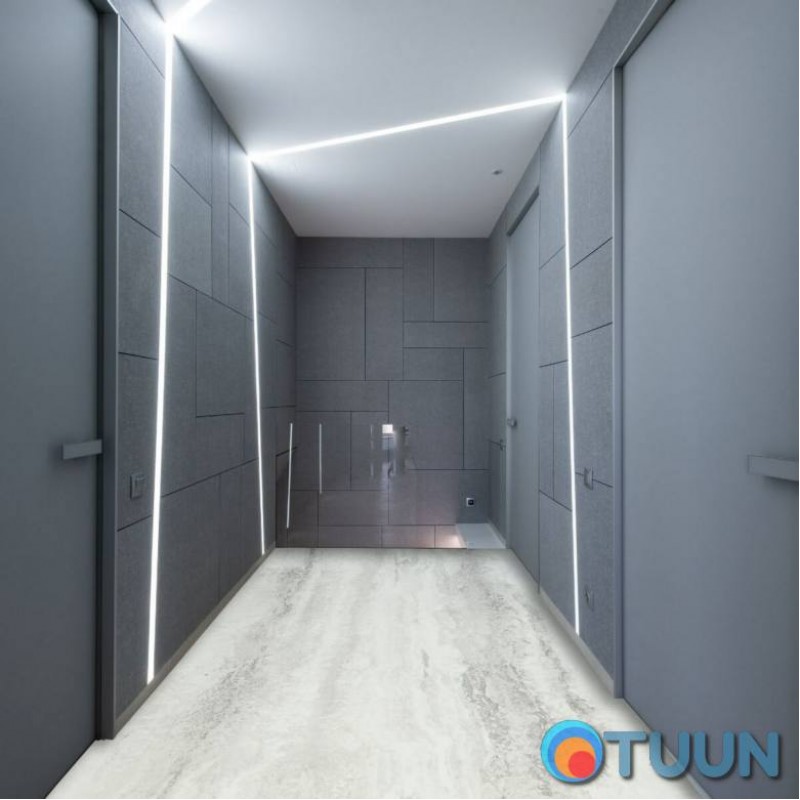 Self-adhesive vinyl tile in a roll pearlescent marble 3000x600x2mm Gloss SW-00001283