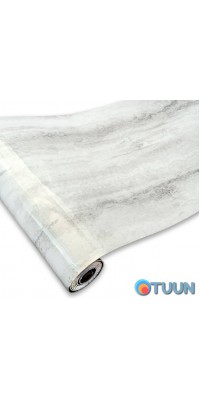 Self-adhesive vinyl tile in a roll pearlescent marble 3000x600x2mm Gloss SW-00001283