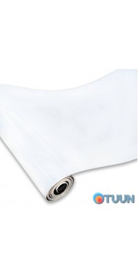 Self-adhesive vinyl tile in a roll white 3000x600x2mm Gloss SW-00001284