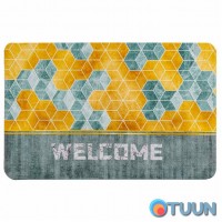 Влагопоглощающий коврик кубы "Welcome" 38*58CM*3MM (D) SW-00001561 Влагопоглощающий коврик кубы "Welcome" 38*58CM*3MM (D) SW-00001561