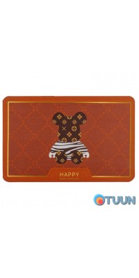 Moisture-absorbing mat "Happy" 38*58CM*3MM (D) SW-00001565